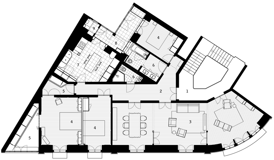 Apartment in Estrela by Aurora Arquitectos