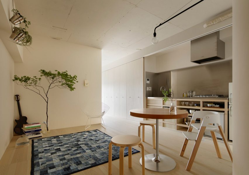 Minorpoet applies traditional Japanese design to a renovated apartment in Tokyo