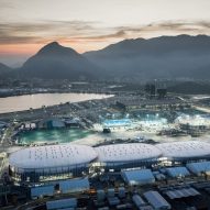 Wilkinson Eyre's Arenas Cariocas form the largest venue at Rio's Barra Olympic Park