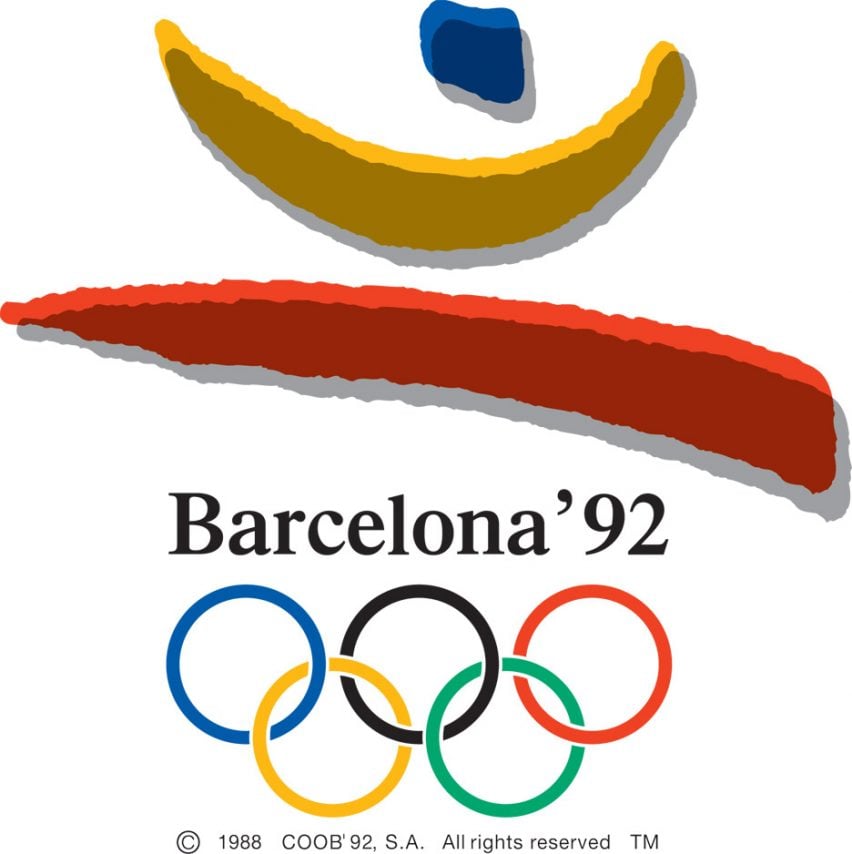 Logo of the 1992 Barcelona Olympics