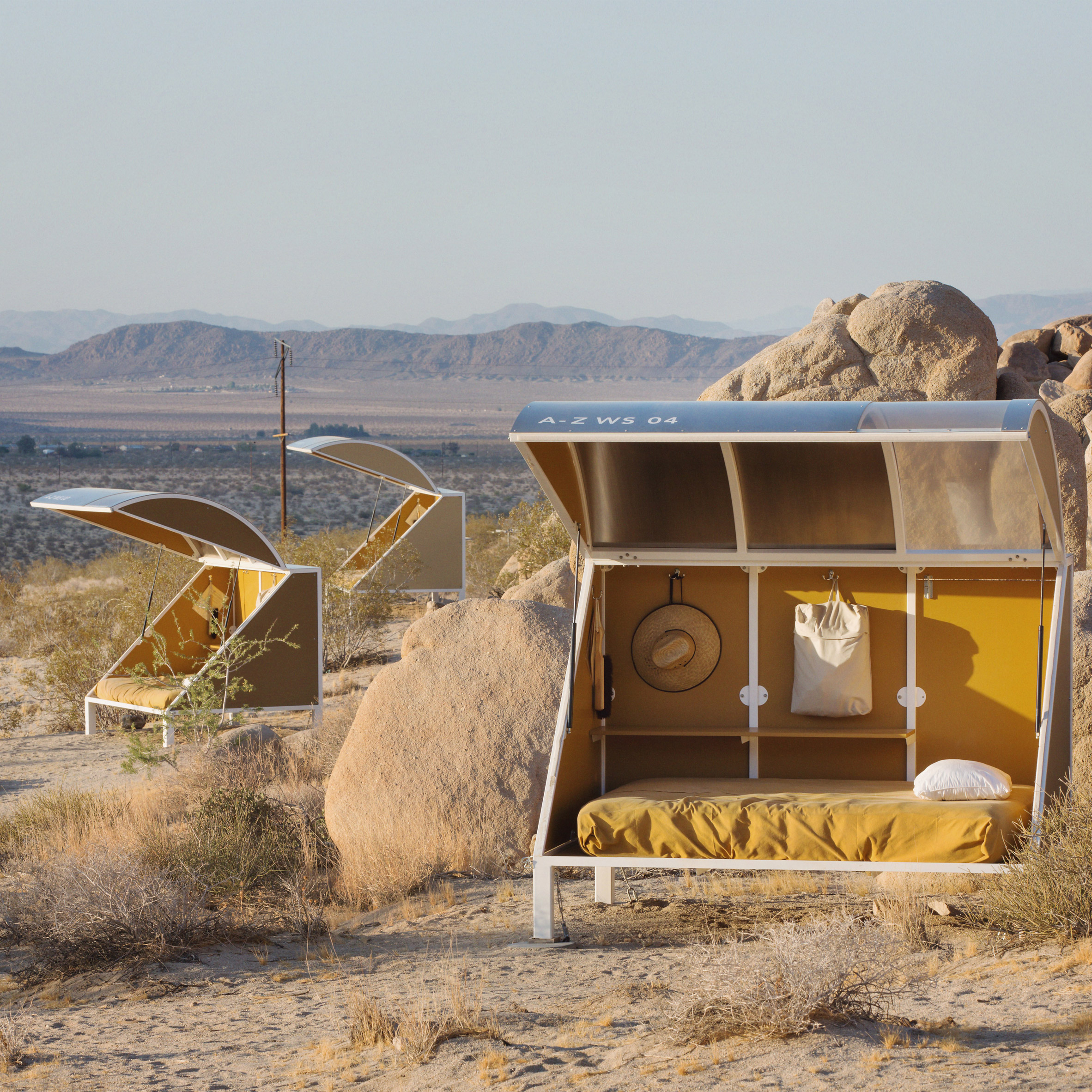 Wagon Station Encampment by Andrea Zittel, California
