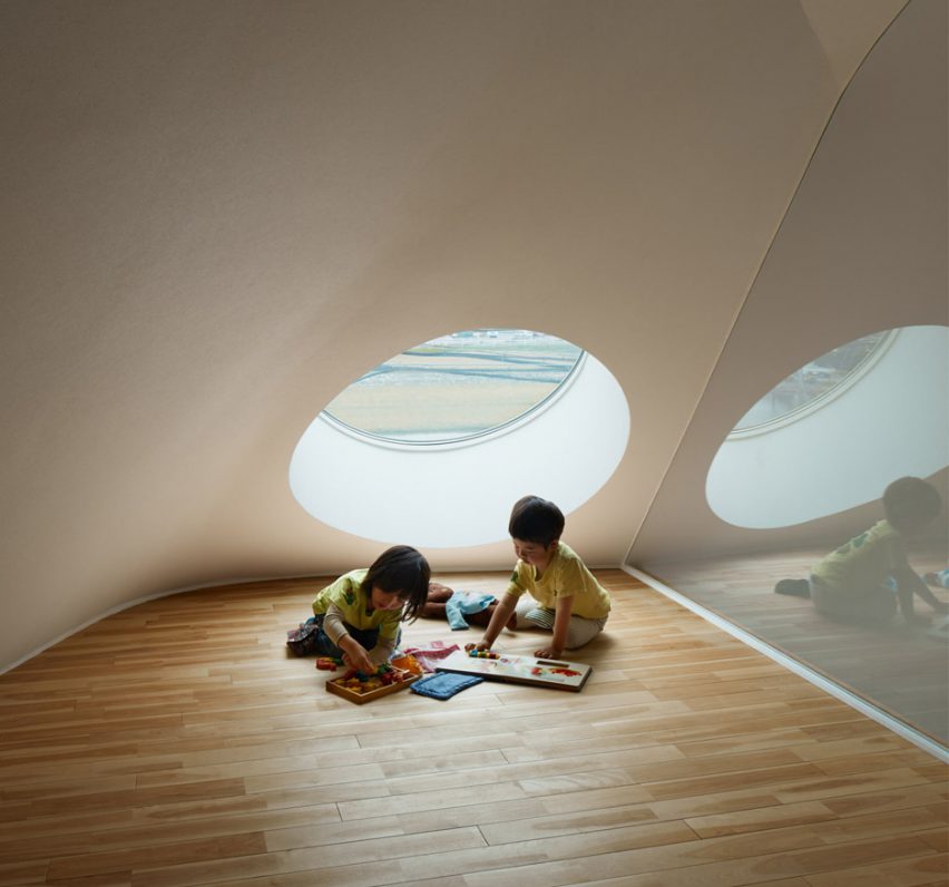 MAD transforms Japanese house into kindergarten with a two-storey slide