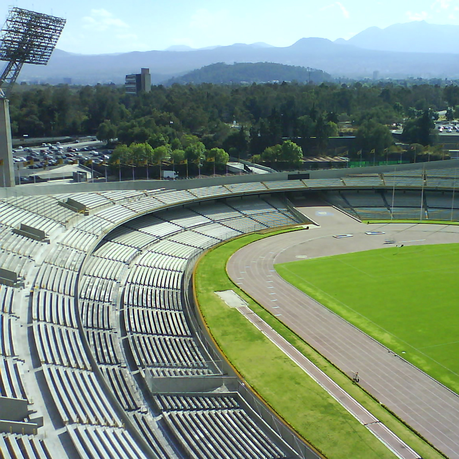 Estadio Olímpico Universitario by Augusto Perez, Raul Salinas and Jorge Bravo Moro, Mexico City 1968