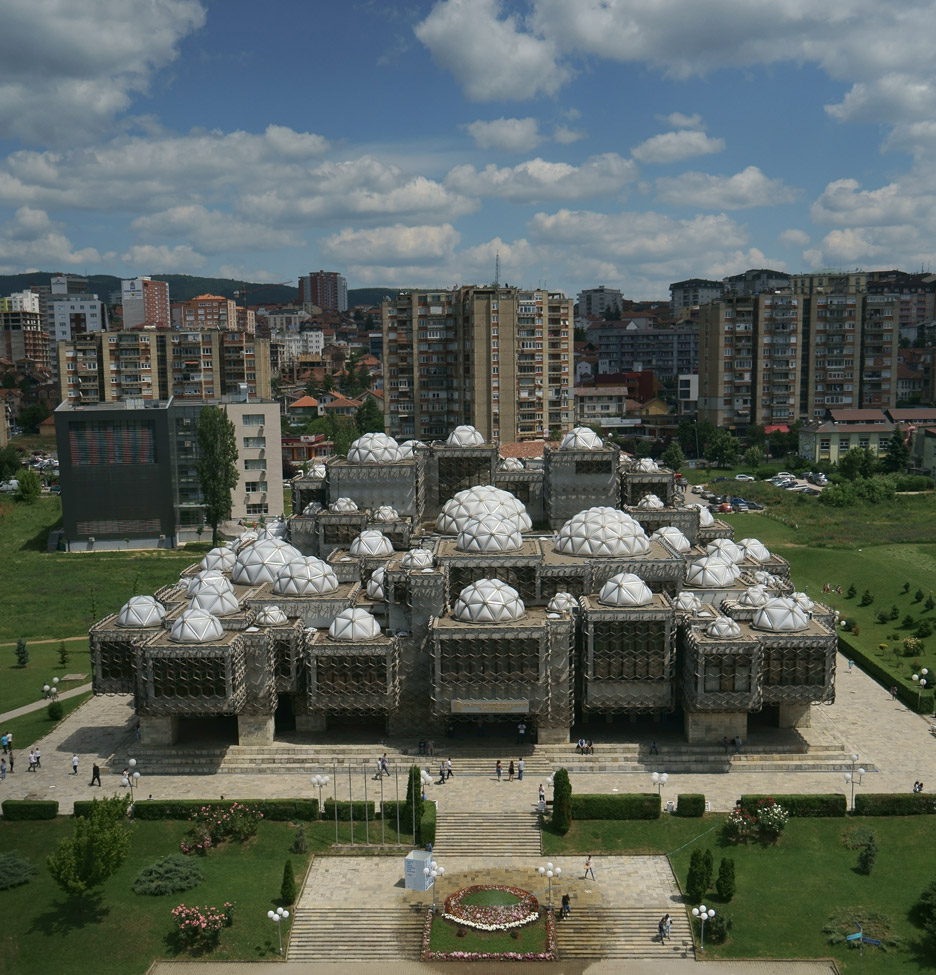 National Library of Kosovo, Kosovo, by Andrija Mutnjakovic