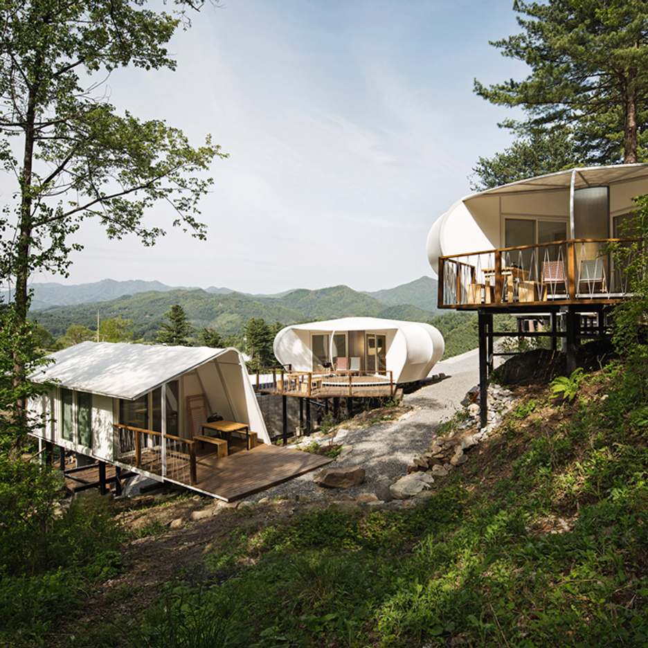 Glamping on the Rock by ArchiWorkshop, South Korea