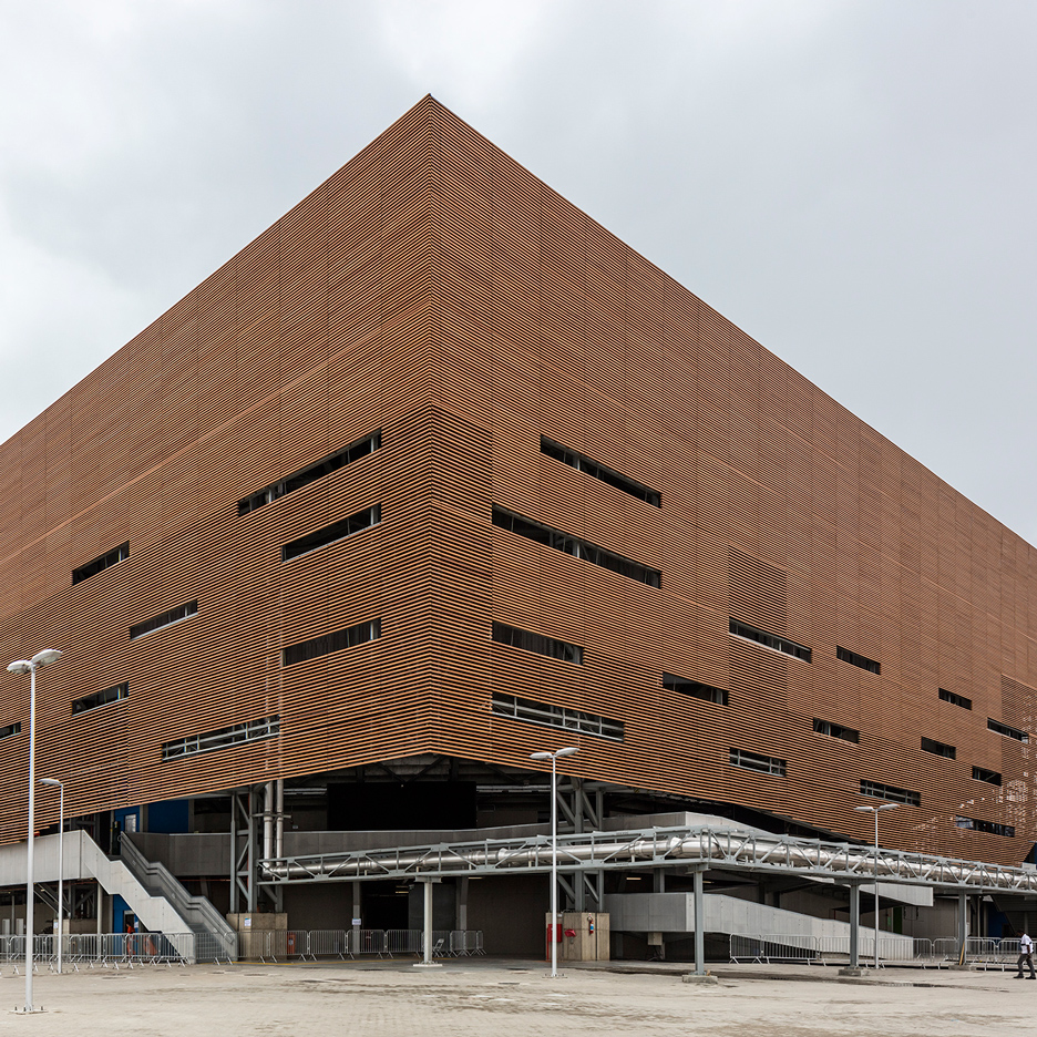 Handball Arena, Barra Olympic Park, by Lopes, Santos & Ferreira Gomes and AndArchitects