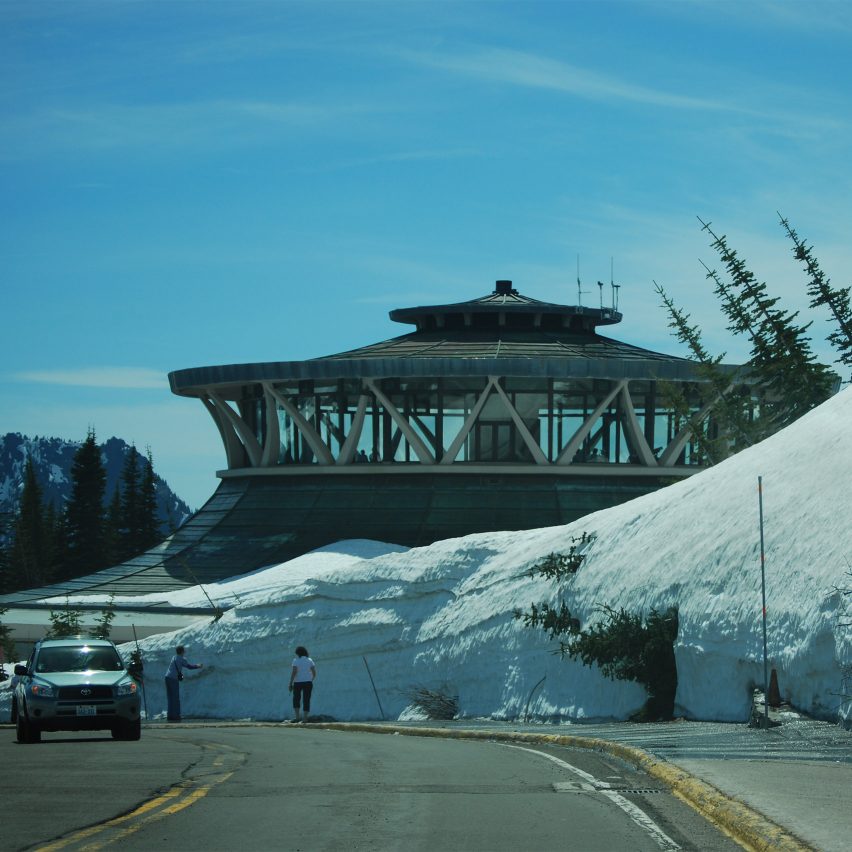 Henry M Jackson Visitor Center, Mount Rainier National Park, by Whimberley, Whisenand, Allison & Tong, 1966