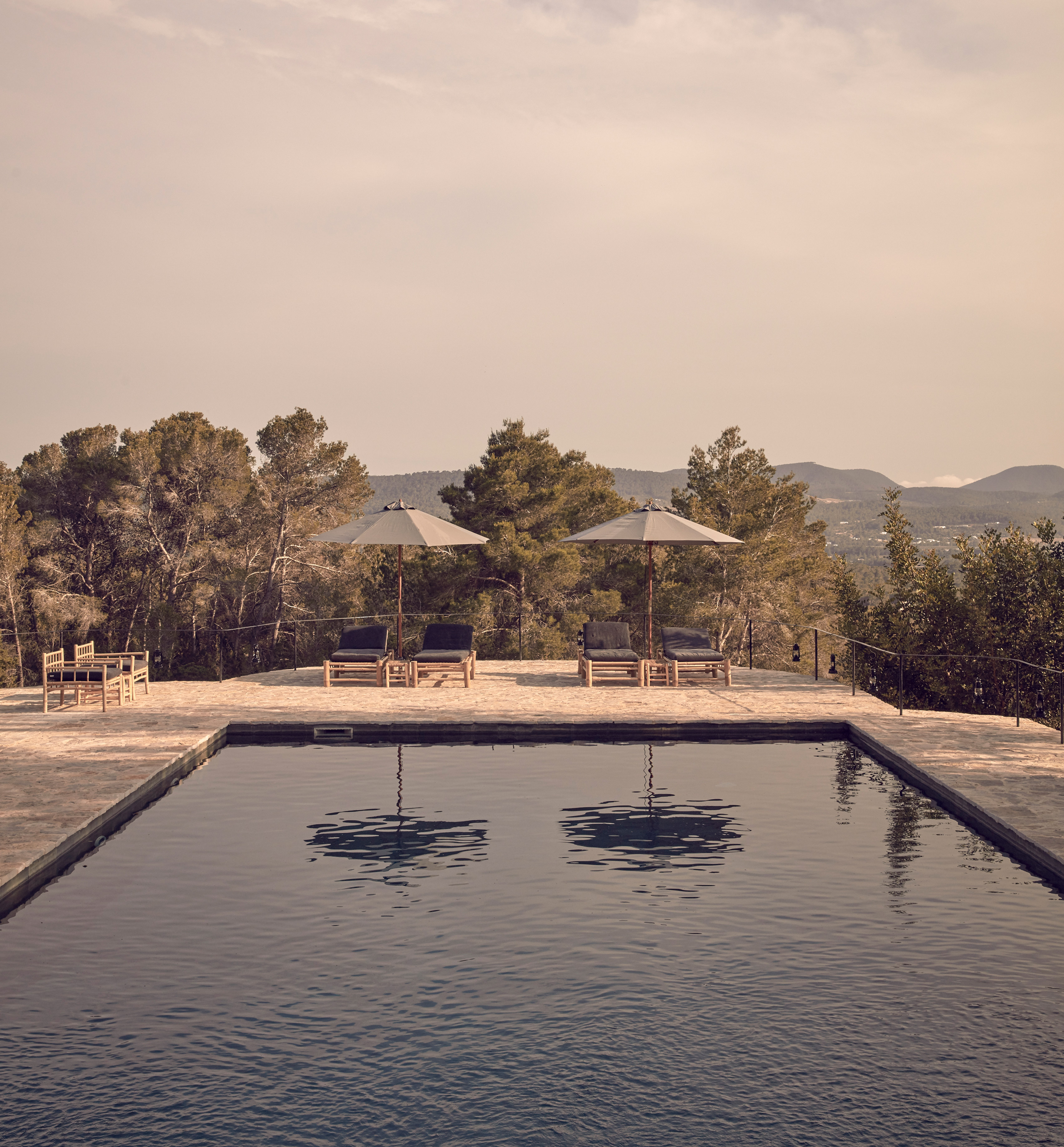 La Granja Ibiza is a members-only retreat with a rustic "back-to-basics" design
