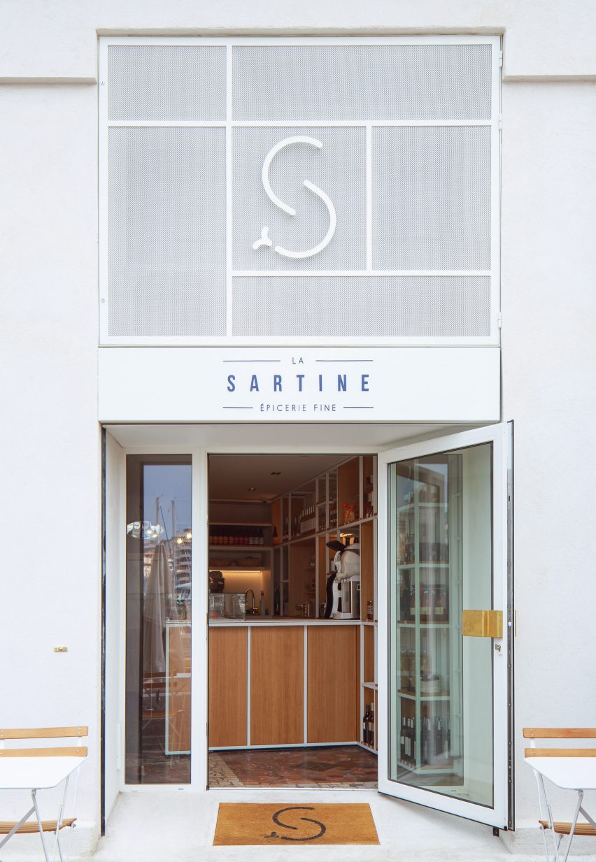 Bertrand Guillon fits petite delicatessen into 35-square-metre Provencal shopfront