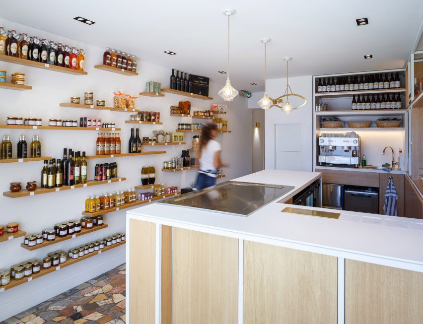 Bertrand Guillon fits petite delicatessen into 35-square-metre Provencal shopfront