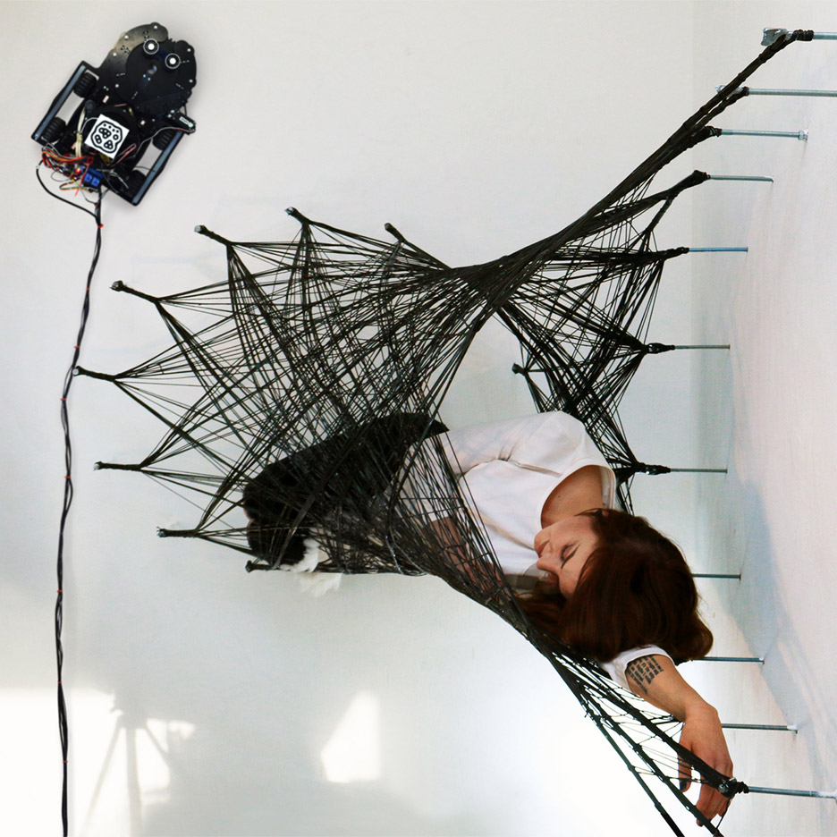 Wall-climbing mini robots build "entirely new structures" from carbon fibre