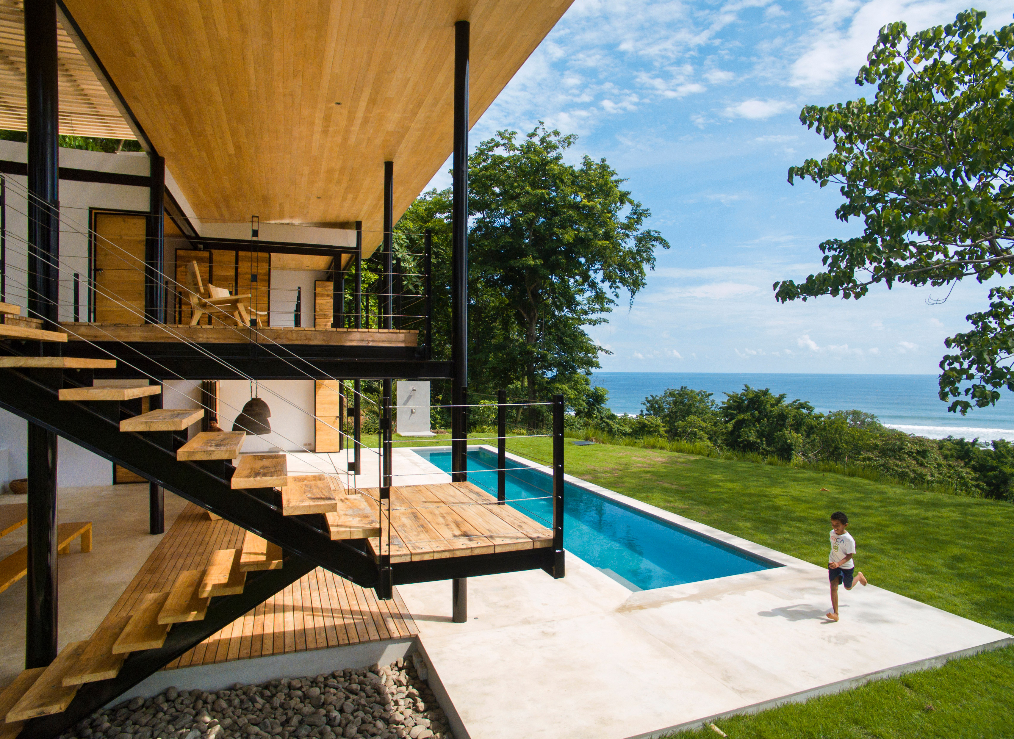 Benjamin Garcia Saxe's Ocean Eye House features movable wooden walls