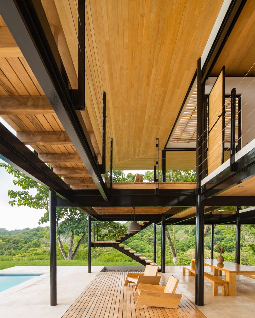 Benjamin Garcia Saxe's Ocean Eye House features movable wooden walls
