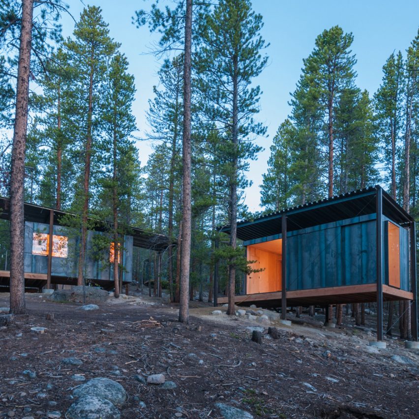  Outward Bound cabins by University of Colorado graduate students