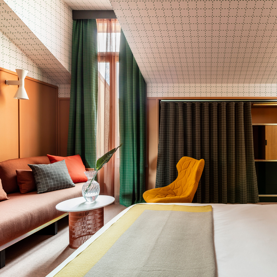 Room Mate Giulia Hotel in Milan by Patricia Urquiola.