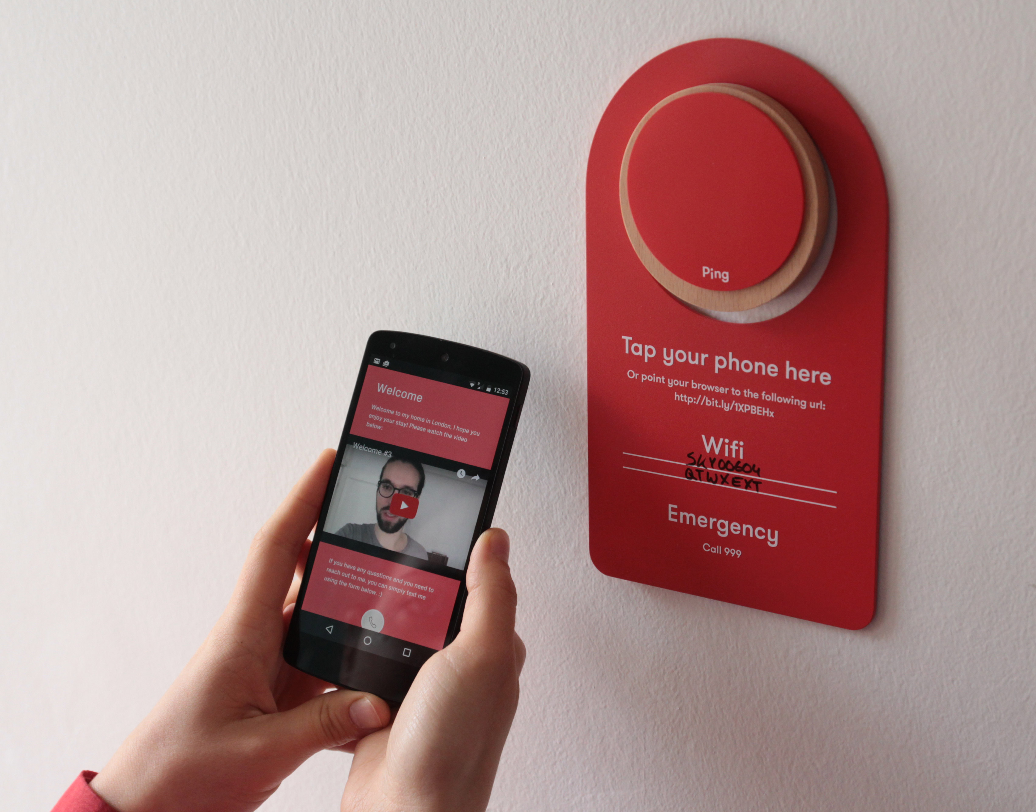 Kristian Knobloch's Ping system is a digital house manual for Airbnb guests