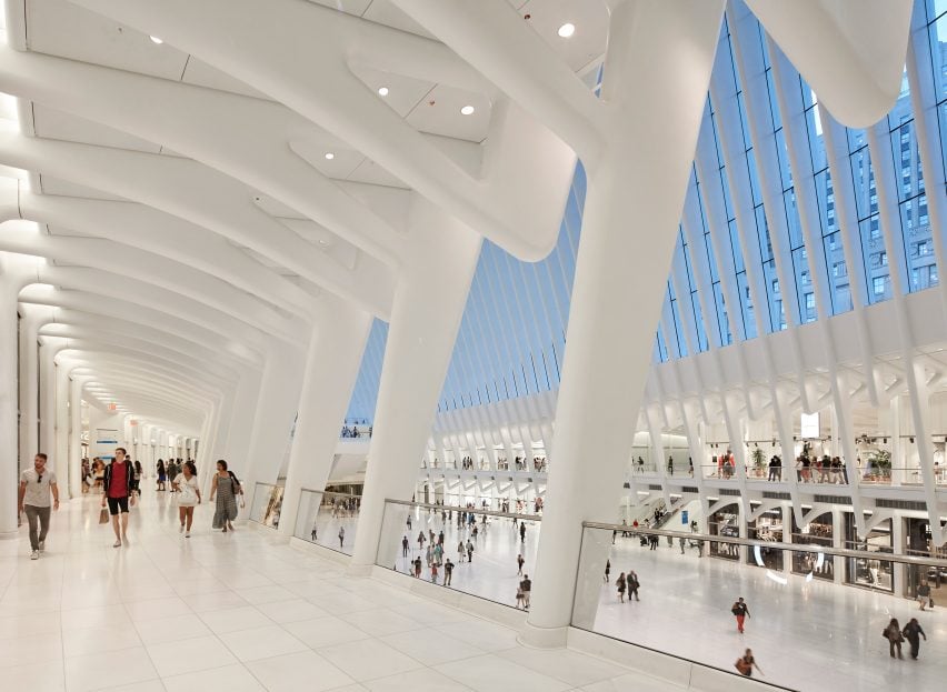 World Trade Center Transportation Hub Oculus by Santiago Calatrava