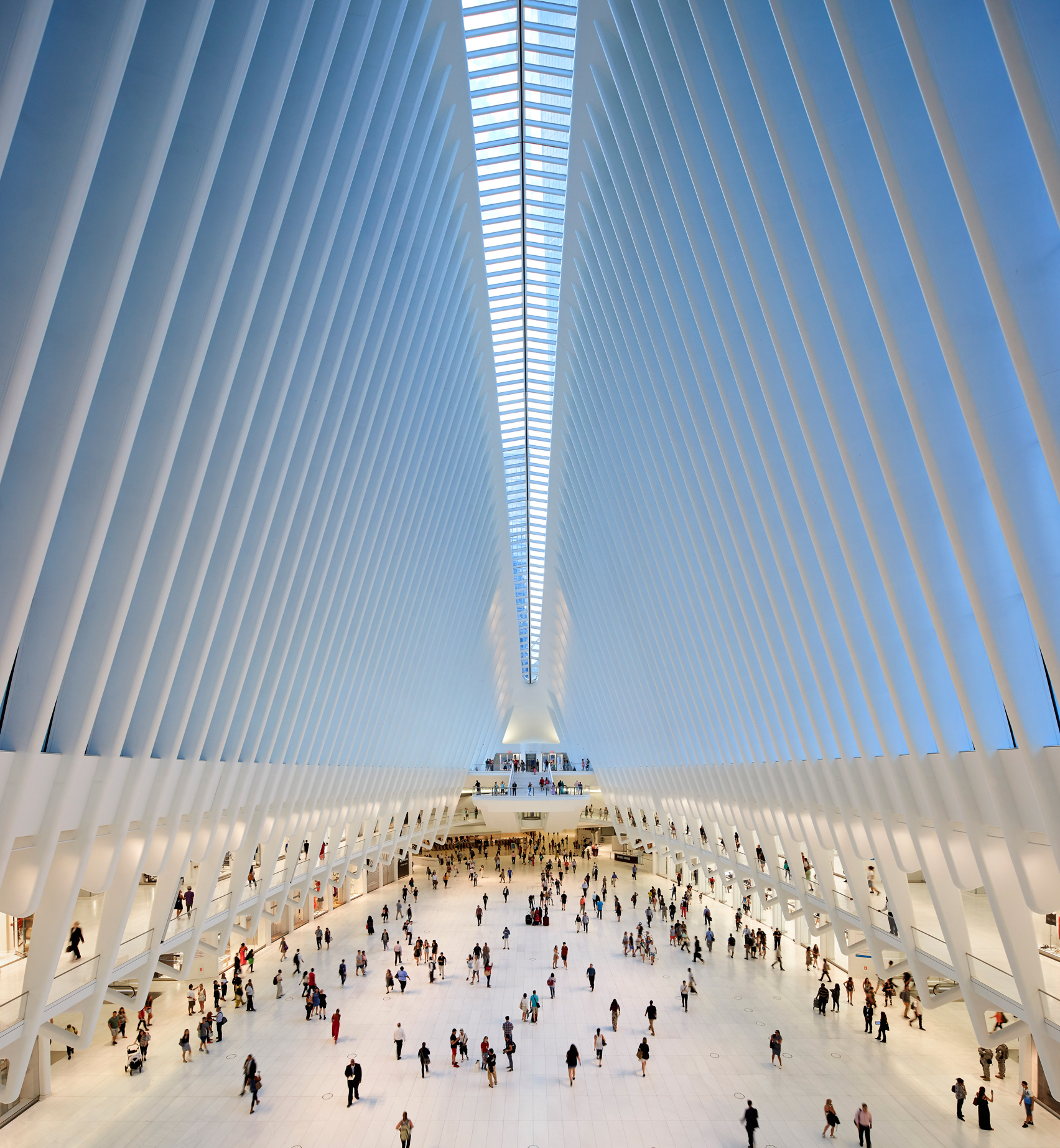 World Trade Center Transportation Hub Oculus by Santiago Calatrava