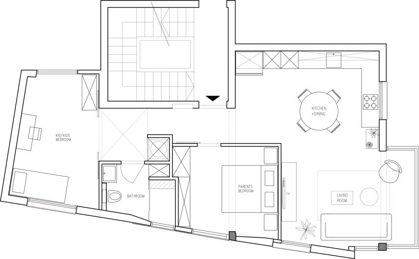 space-for-four-dalit-lilienthal-tel-aviv-israel-residential-interior_dezeen_floor-plan