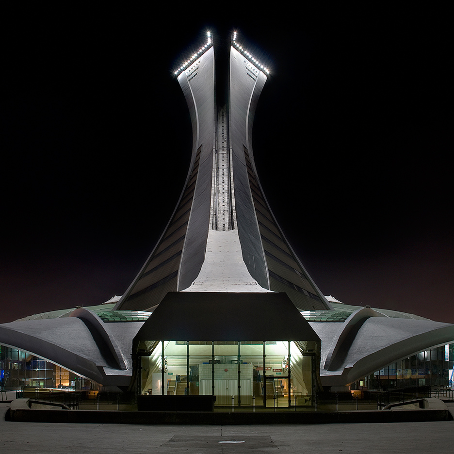 Montreal Olympic Stadium by Roger Taillibert, Montreal 1976