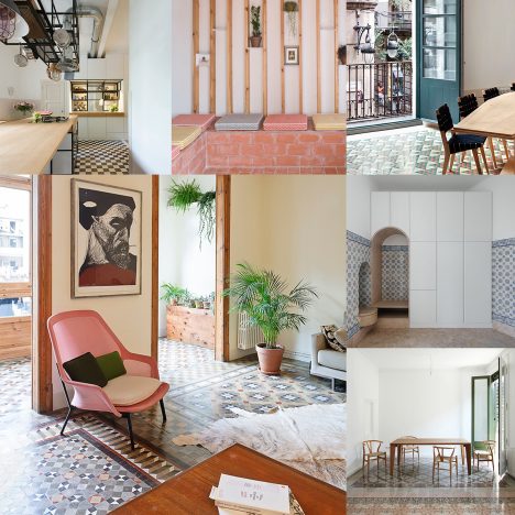 10 of the most popular tiled interiors on Dezeen's Pinterest boards