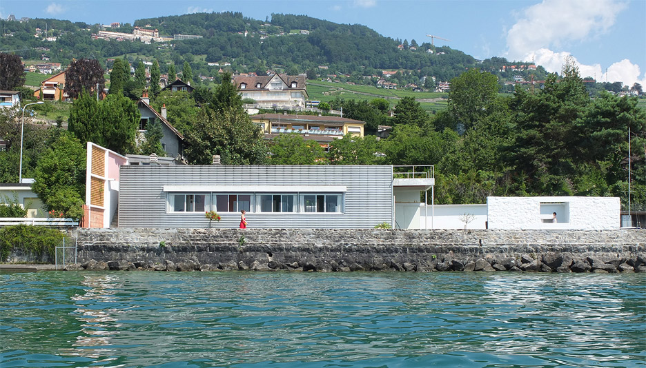 Le Corbusier's Villa Le Lac by Villa Le in Corseaux, Switzerland