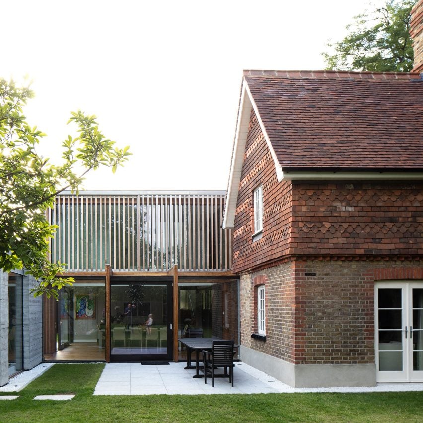 McGarry-Moon Architects adds concrete, timber and glass extension to a traditional gatehouse