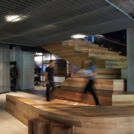 Woods Bagot designs its own Melbourne architecture office to encourage staff to socialise