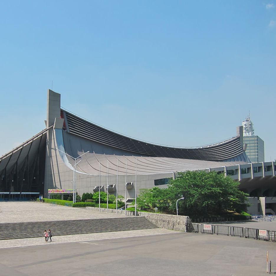 Yoyogi National Gymnasium by Kenzo Tange, Tokyo 1964