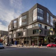 Fougeron Architecture clads San Francisco condo building in dark wooden dowels
