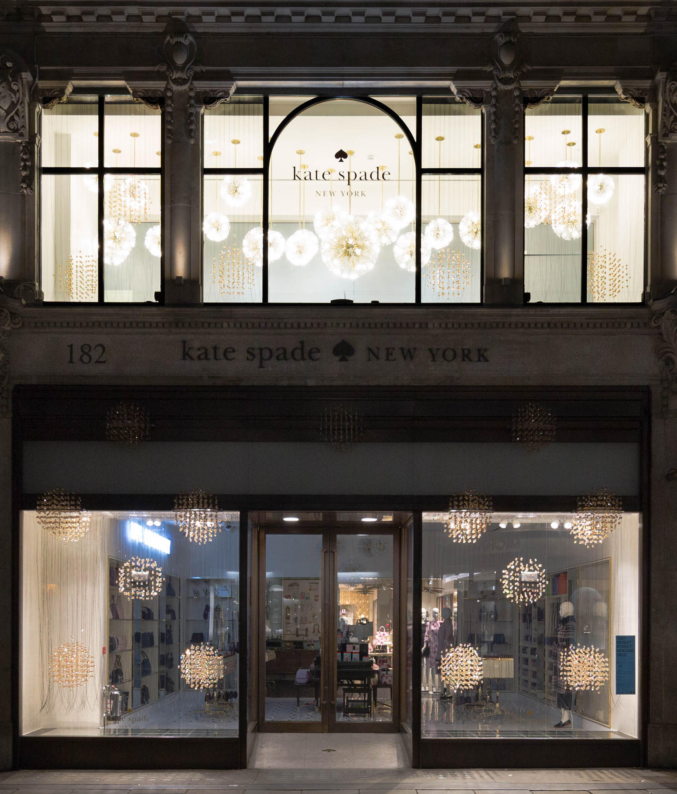Kate Spade RIBA window display 2016 with Design Haus Liberty