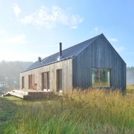 MNy Arkitekter uses seven types of timber for Finnish lake house