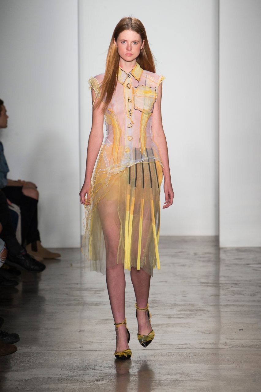 Alex Huang's graduate fashion collection from Parsons School of Design