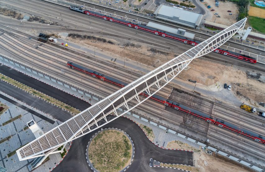 Beersheba station bridge in Israel is shaped like a pair of eyes