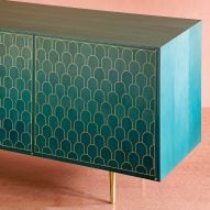 Bethan Gray bases brass-patterned furniture on the architecture of Oman
