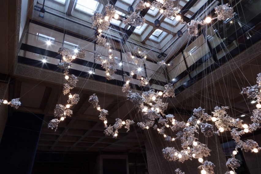 Bocci immersive light installation at the Barbican for London Design Festival 2016