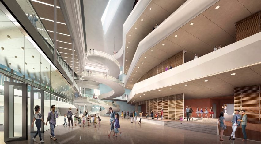 Diamond Schmitt Architects reveals Buddy Holly Hall of Performing Arts for Texas