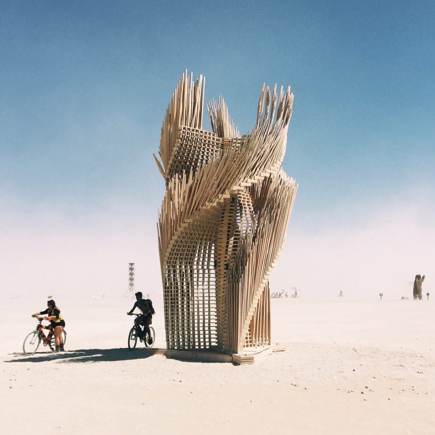 Tangential Dreams by Arthur Mamou-Mani at Burning Man 2016