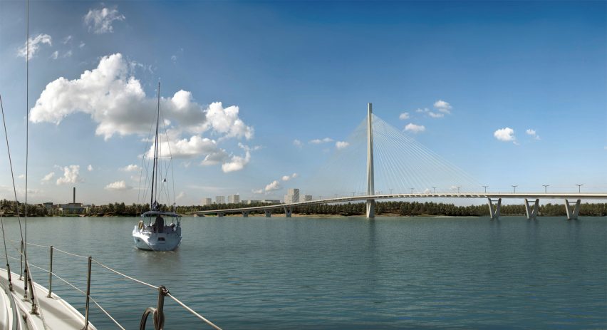 Knight Architects unveils design for Finland's longest bridge