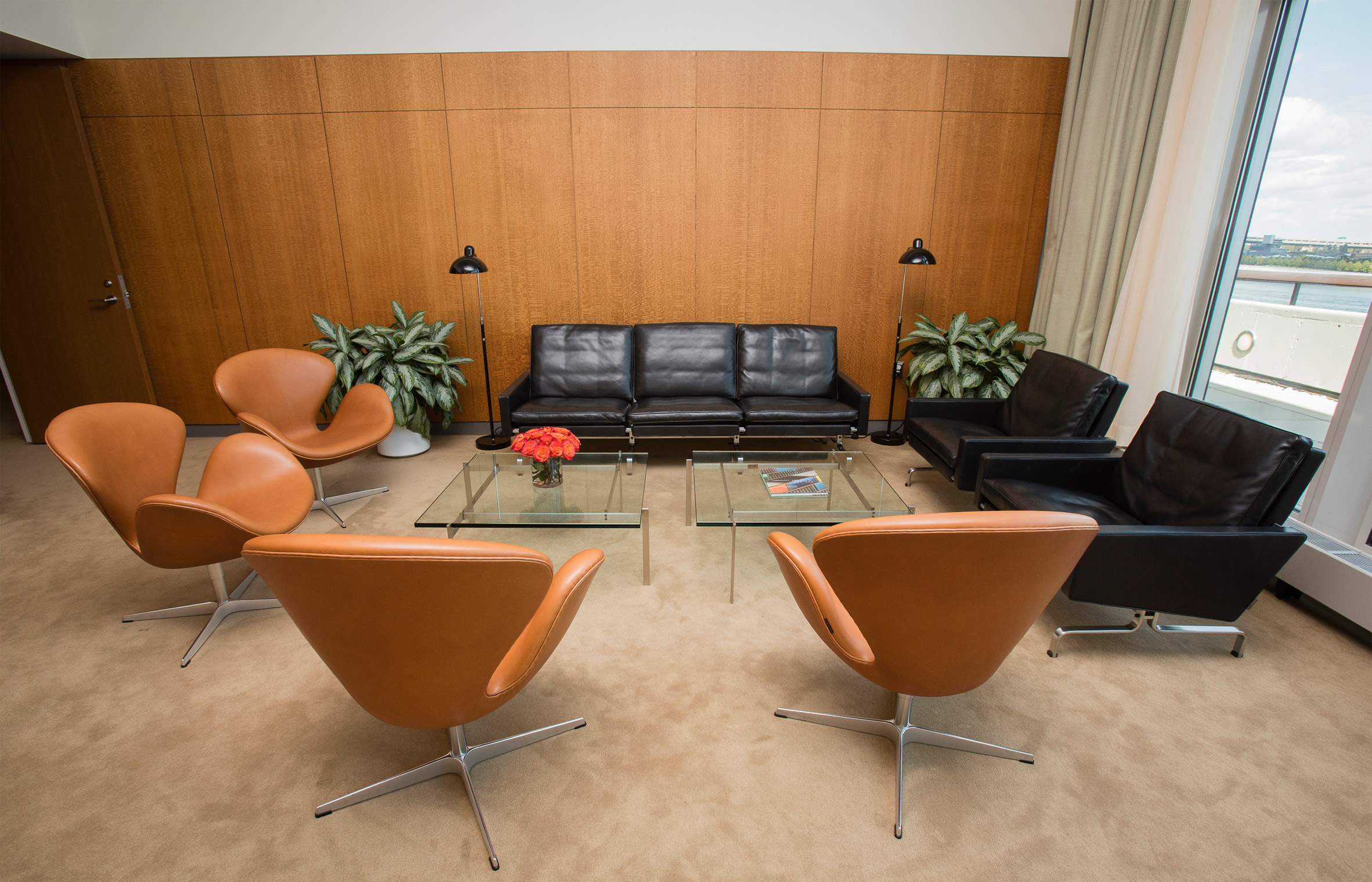 Fritz Hansen kits out UN president's office with mid-century Danish furniture