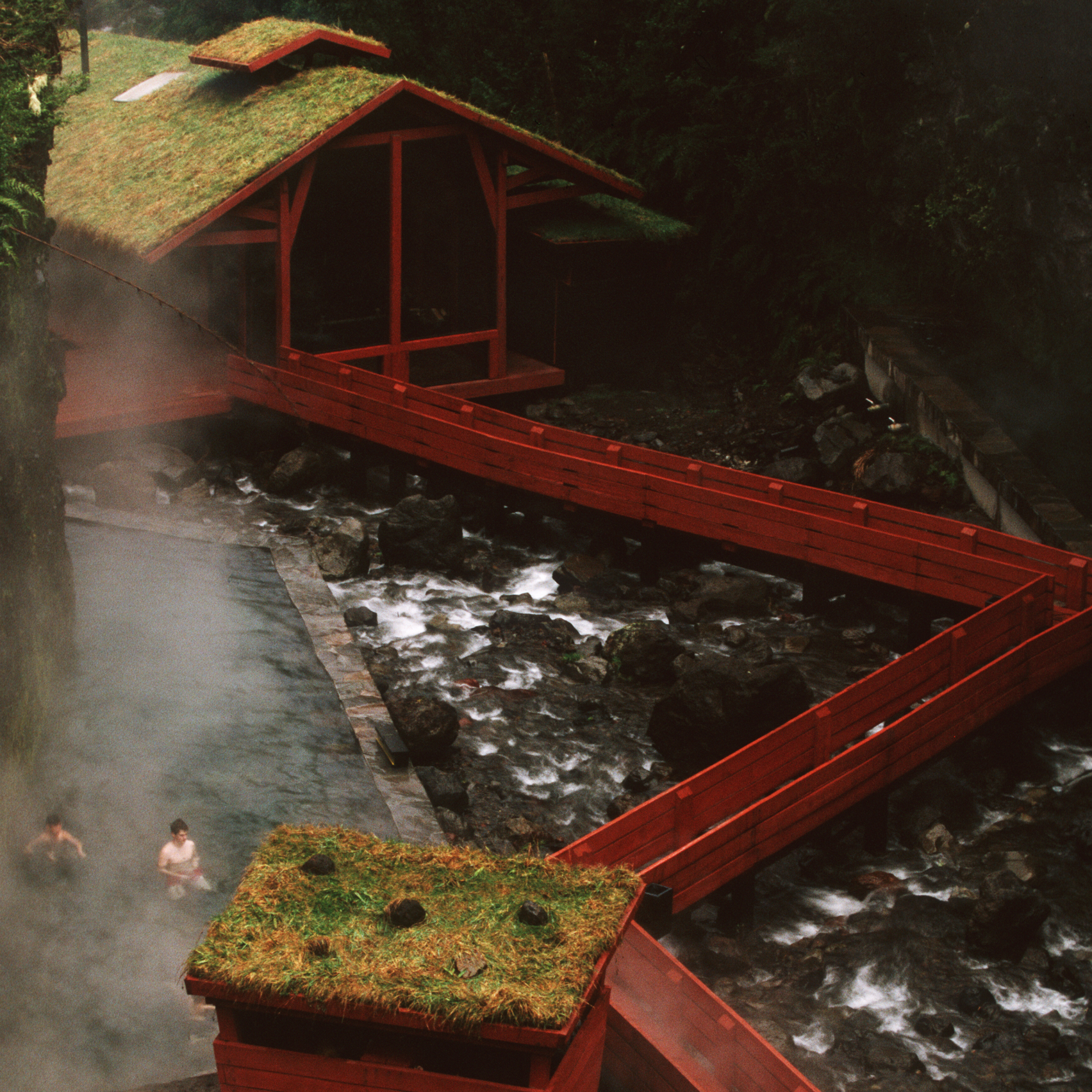 German del Sol Termas Geometricas sauna is part of Jane Withers' Soak Steam Dream exhibition at the London Design Festival 2016