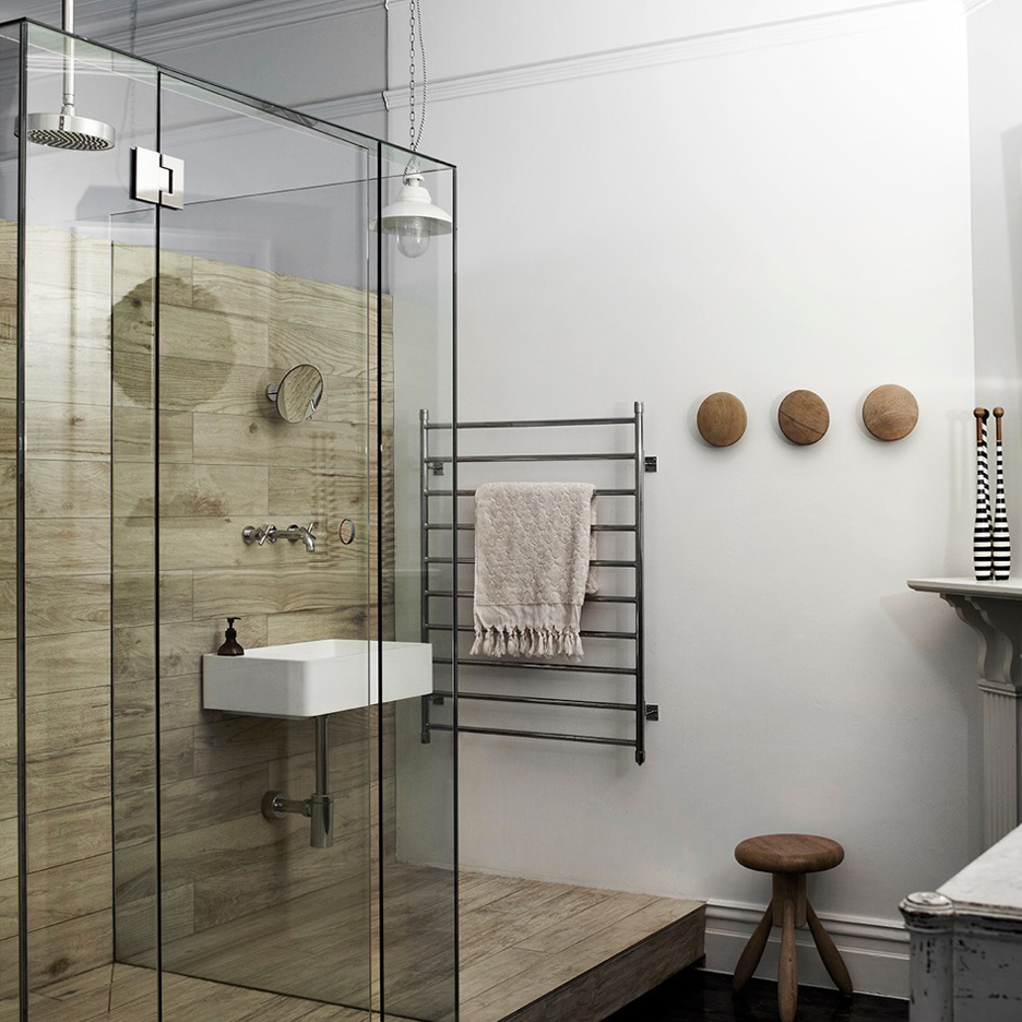 Kerferd Place features in Dezeen's Pinterest bathroom roundup