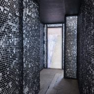 Michael Iveson builds bubble-wrap corridor inside The Averard Hotel in London