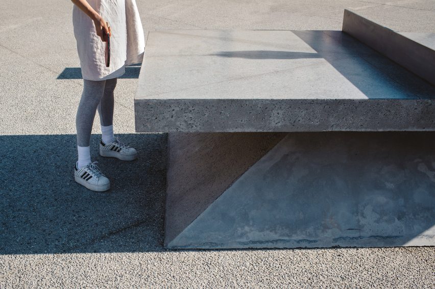 Monoliths Ping Pong Tables by Murray Barker & Laith McGregor
