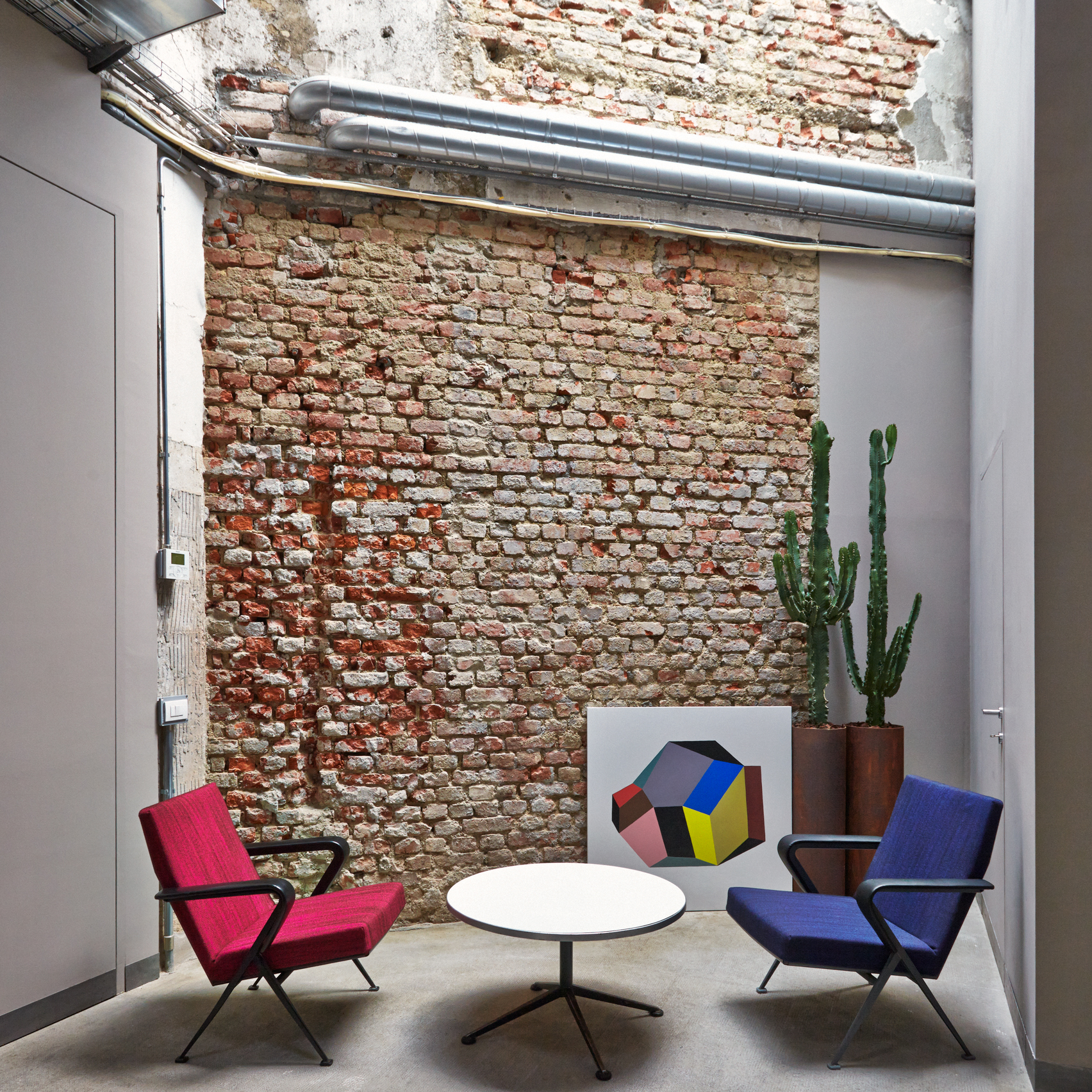 MSGM Headquarters by Fabio Ferillo on the top 10 brick interiors on Dezeen's Pinterest boards