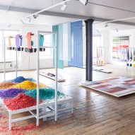 Raw Color turns office supplies into chromatic experiments for Aram Gallery exhibition