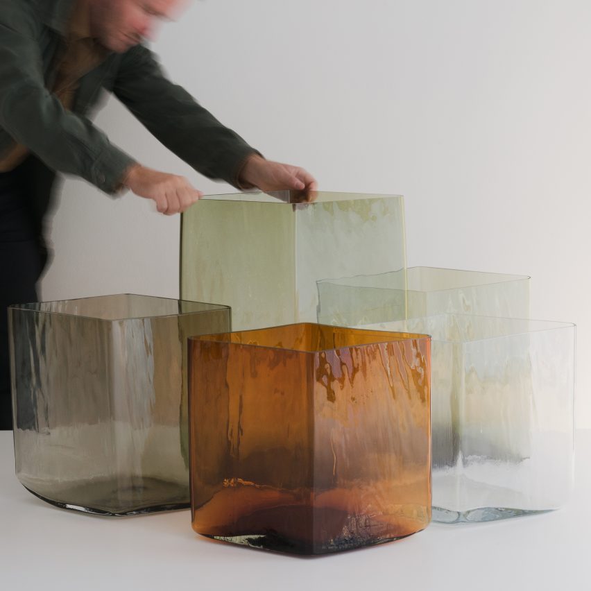 Ruutu Vases by Bouroullec brothers