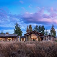 Ward + Blake uses salvaged wood and weathering steel to clad rustic Wyoming house