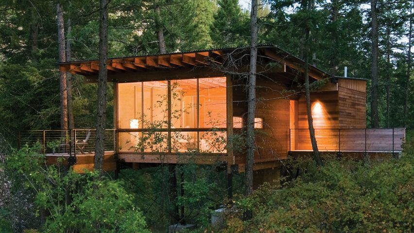 Cabin on Flathead Lake by Anderson-Wise Architects