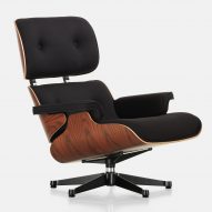 Vitra covers Eames Lounge Chair in fabric to celebrate 60th anniversary